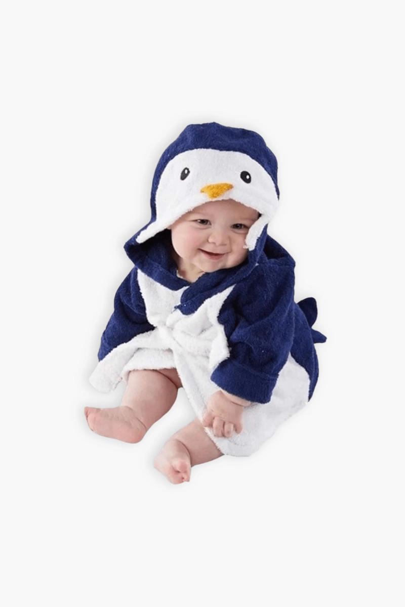 Baby Penguin Bathrobe