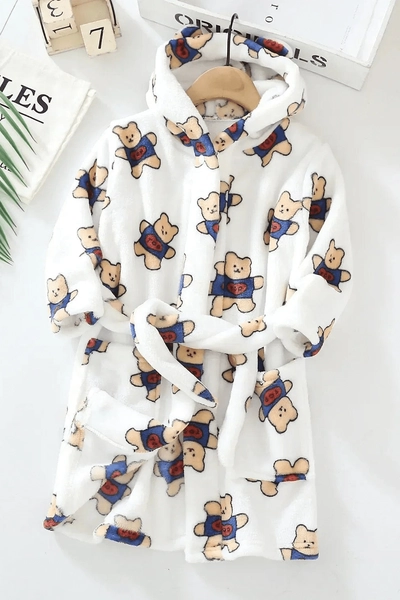 Little Bear Boys' Bathrobe