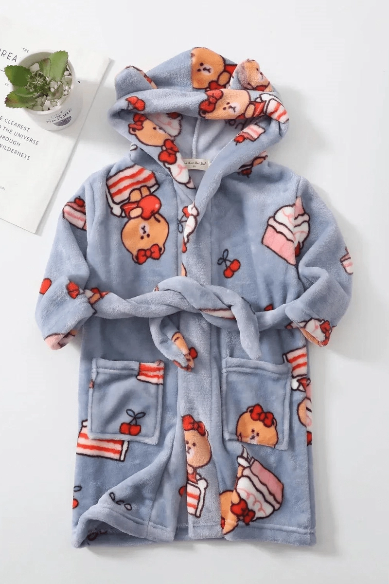 Children's Shower Bathrobe