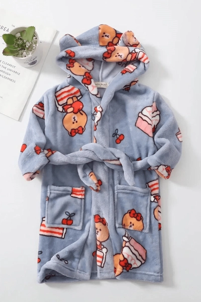 Children's Shower Bathrobe