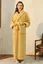 Long Yellow Women's Bathrobe