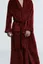 Men's Red Cotton Bathrobe