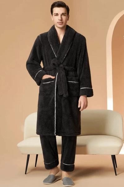 Black Fleece Bathrobe