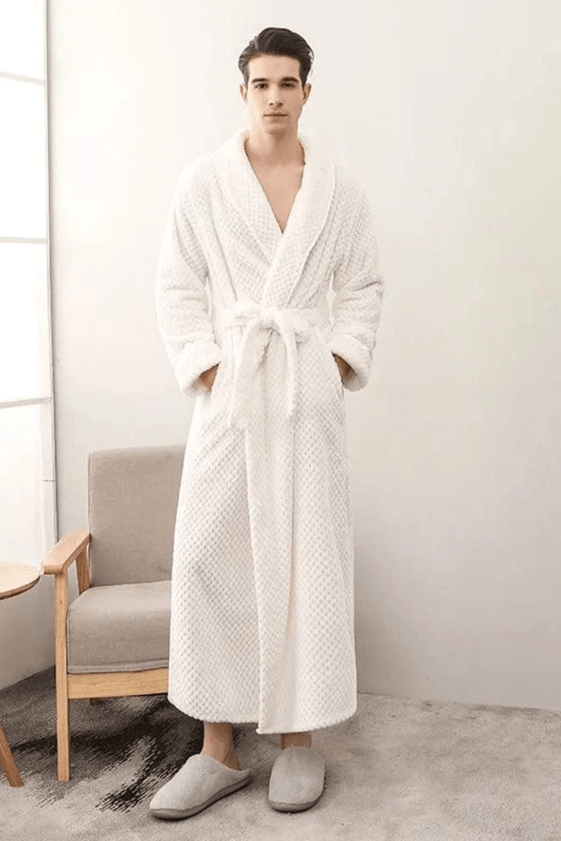 Men's Casual Style Bathrobe