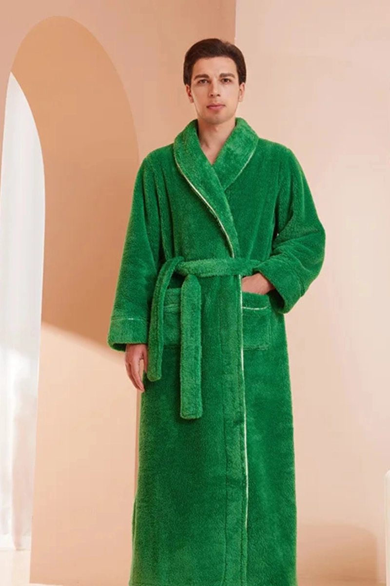 Men's Green Bathrobe