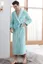 Men's Fleece Bathrobe for Home