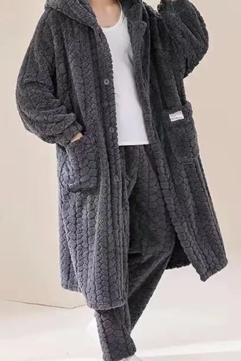 Men's Flannel Dressing Gown