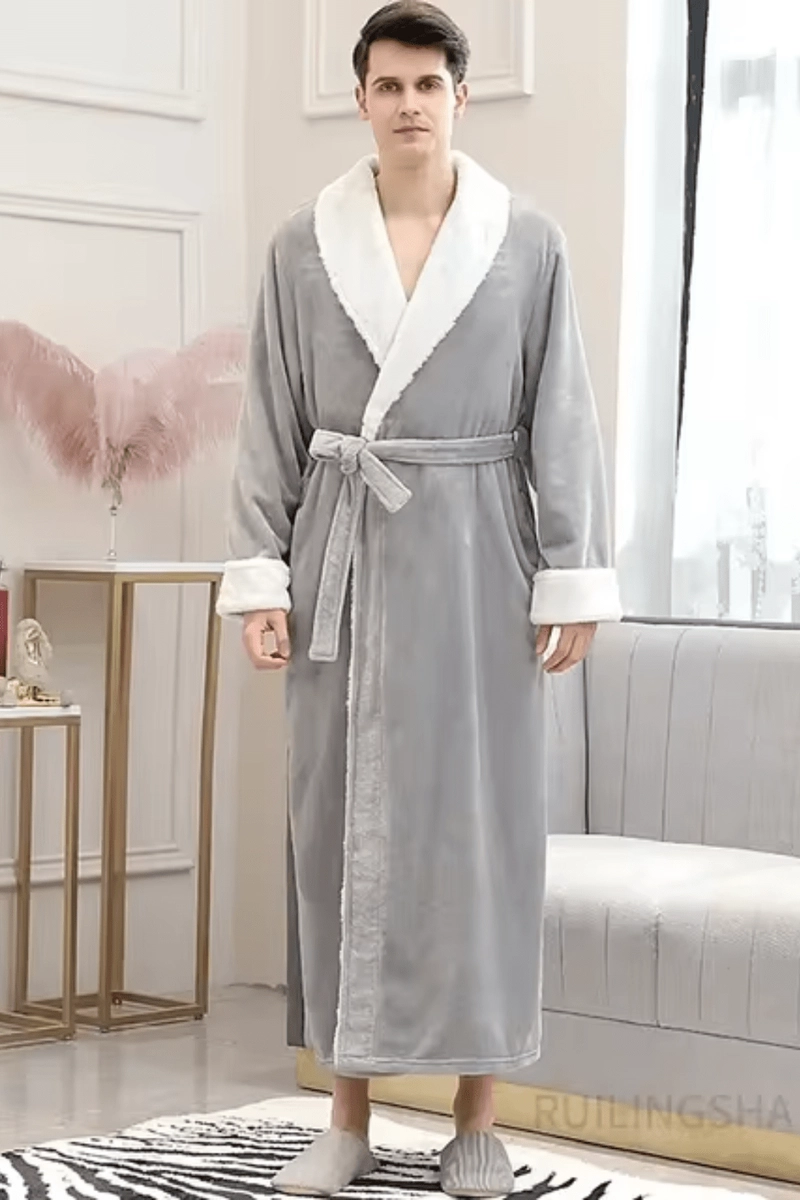 Men's Fleece Bathrobe
