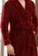 Men's Red Terry Bathrobe