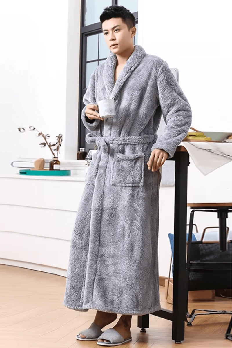 Thick Men's Bathrobe