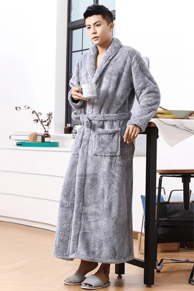 Thick Men's Bathrobe
