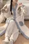 Buttoned Women's Bathrobe