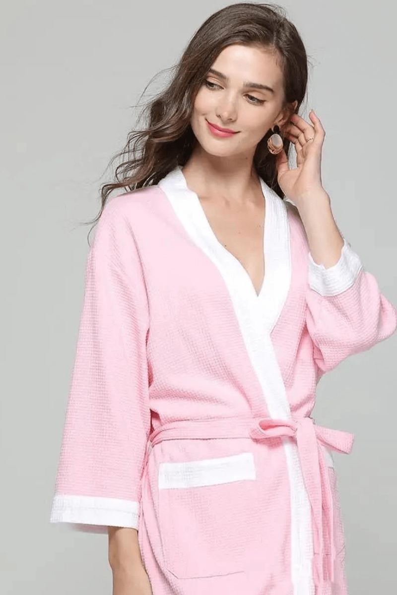 Pink Summer Women's Bathrobe