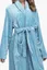 Blue Fleece Bathrobe