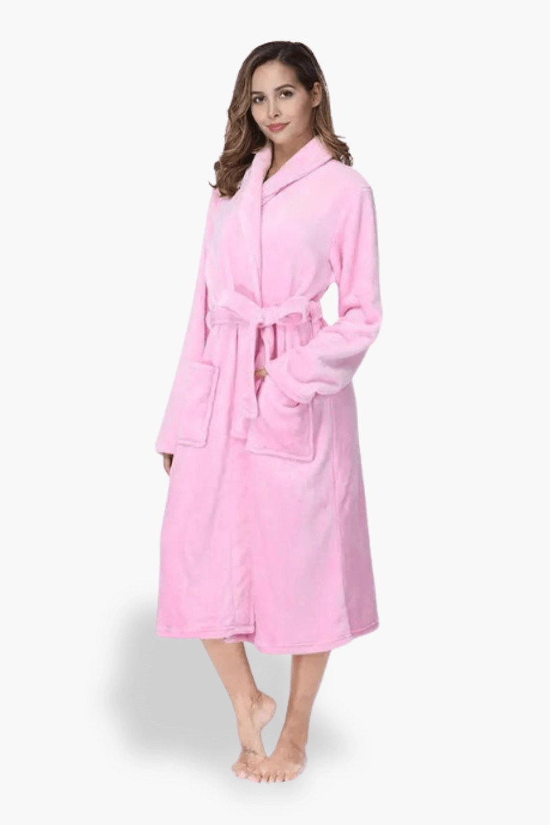 Fleece Plaid Robe