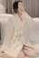 Short Fleece Women's Bathrobe