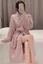 Short Fleece Women's Bathrobe