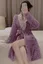 Short Fleece Women's Bathrobe