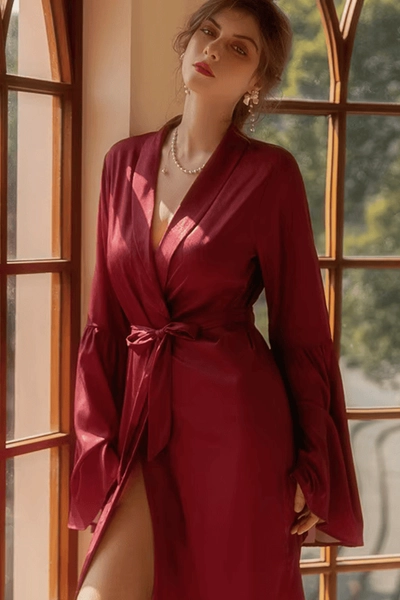 Women's Lightweight Satin Robe