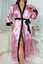 Pink Satin Women's Robe