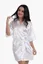 White Satin Robe
