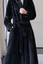Women's Black Bathrobe