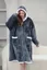 Women's Zip-Up Fleece Bathrobe