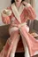 Luxury Women's Fleece Bathrobe
