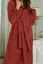 Red Women's Bathrobe