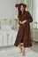 Red Women's Bathrobe