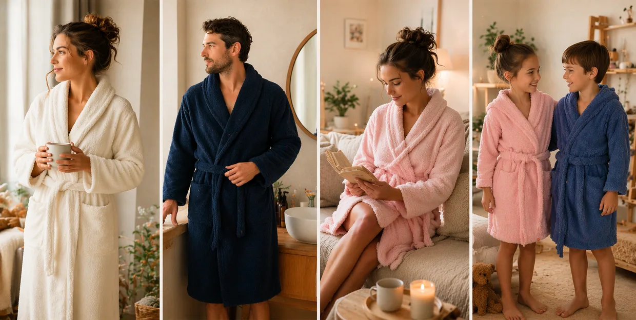 A bathrobe for every moment in life
