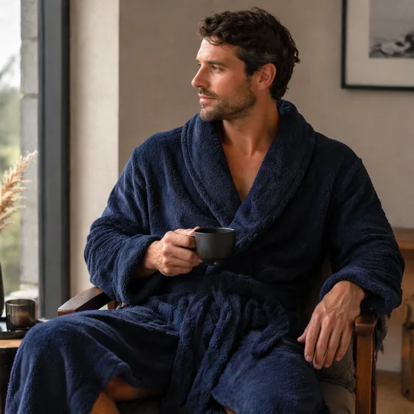 Men's bathrobe
