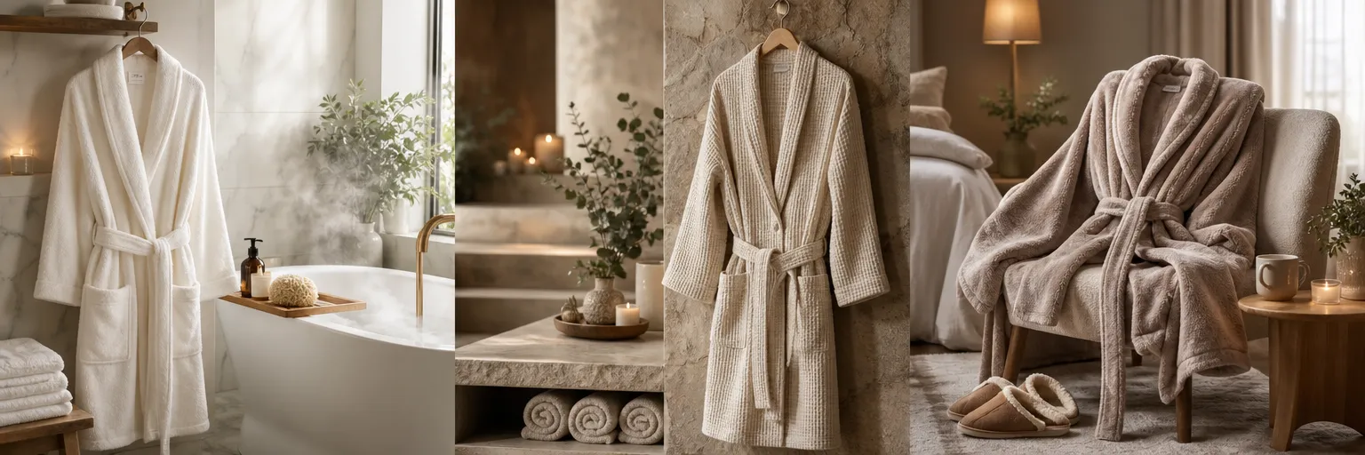 How to choose your bathrobe according to use: bath, spa, or home?