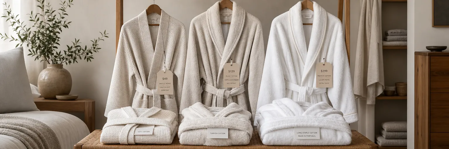 What budget should you plan for to find a quality bathrobe?