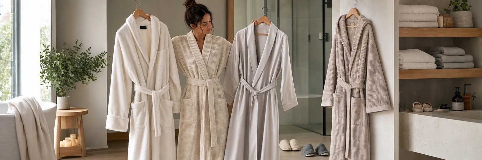 What criteria should you consider when choosing your bathrobe?