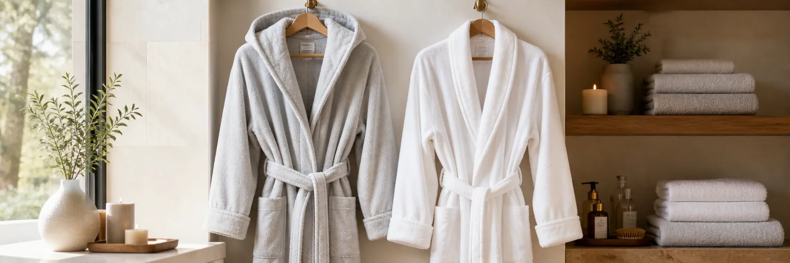 Bathrobe with or without a hood: which should you choose?