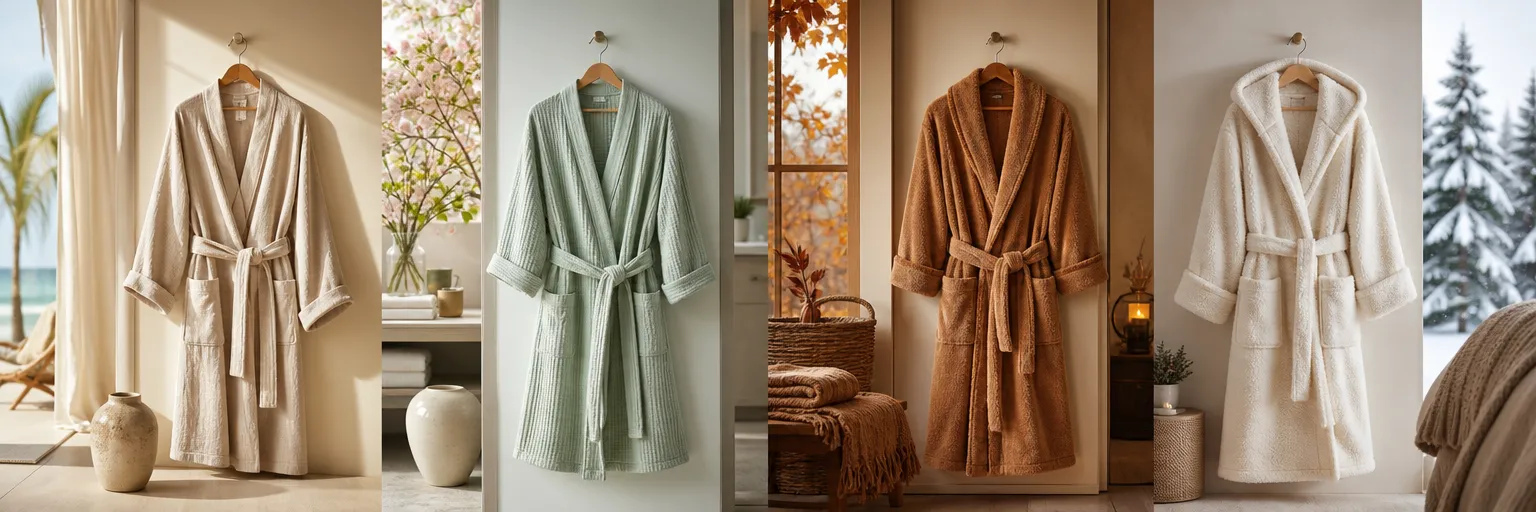 Which bathrobe should you choose depending on the season?