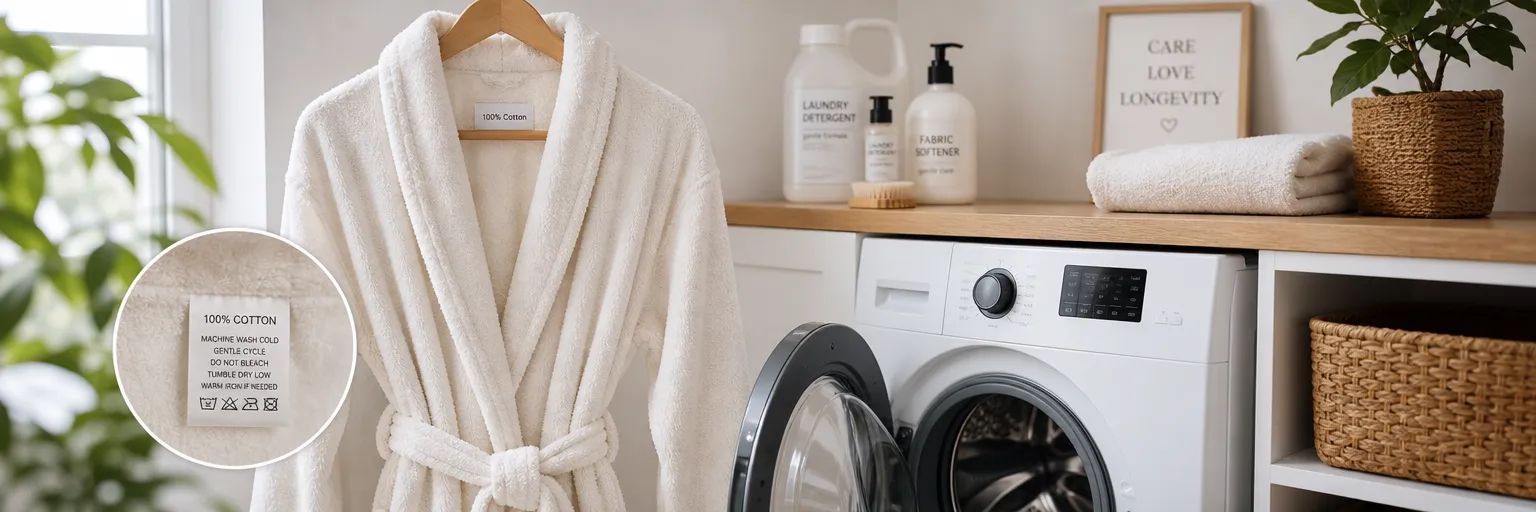 How to care for a bathrobe to extend its lifespan?